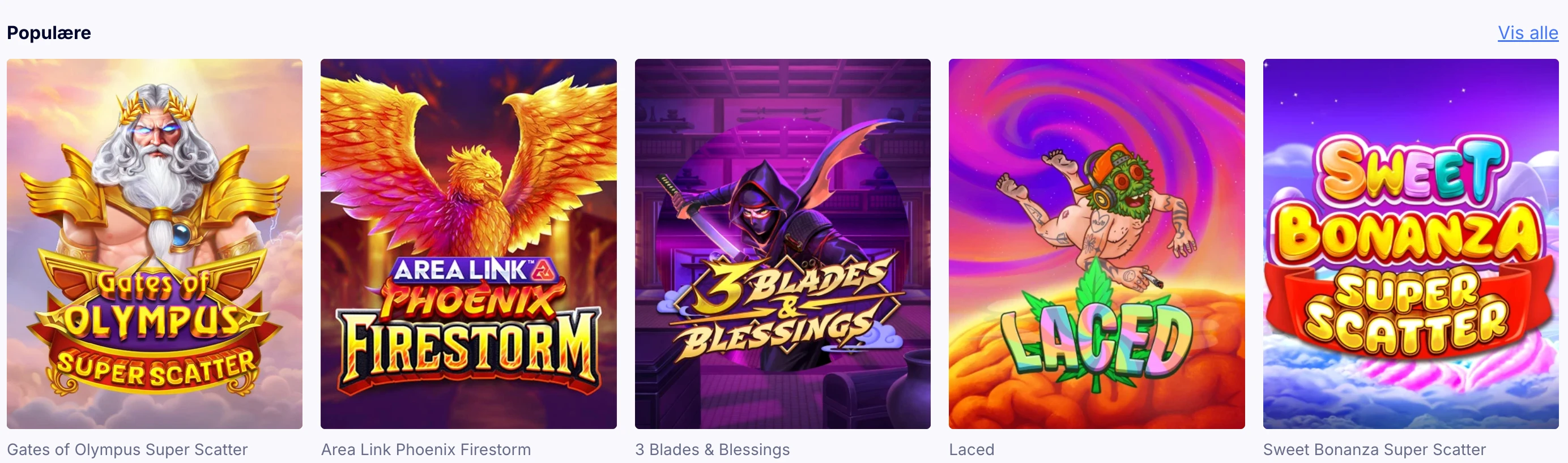 Casino Friday spillutvalg